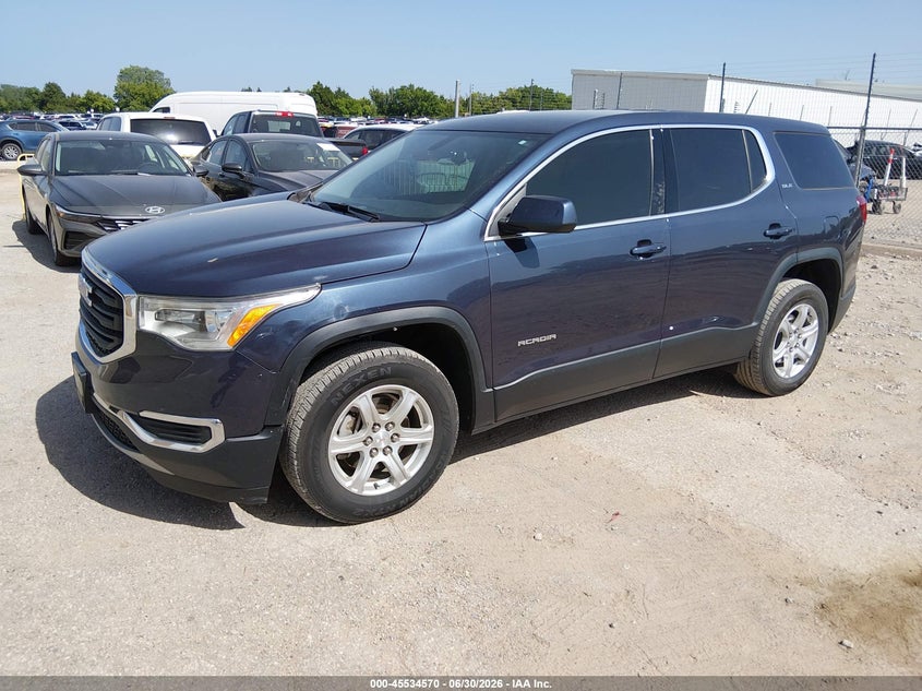 Vin: 1gkknrls0kz128060, lot: 46032814, gmc acadia sle-1 20192
