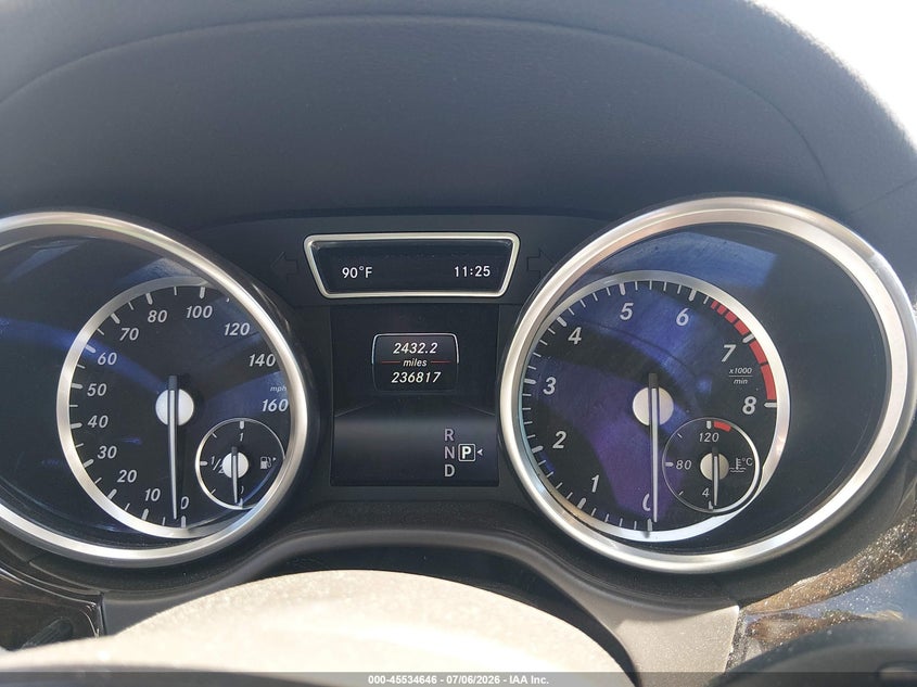 2016 Mercedes-Benz Gl 450 4Matic VIN: 4JGDF6EE2GA627838 Lot: 45534646