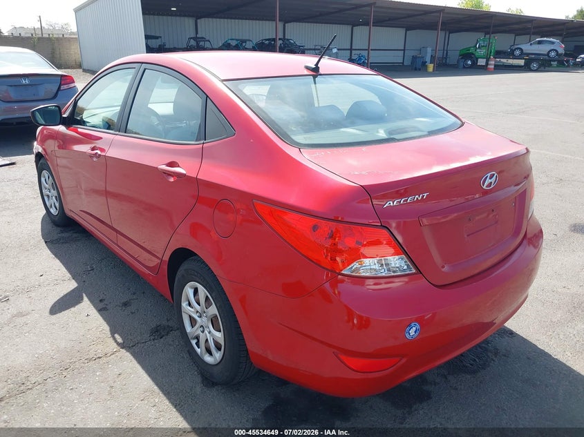 2013 HYUNDAI ACCENT auction photo 3