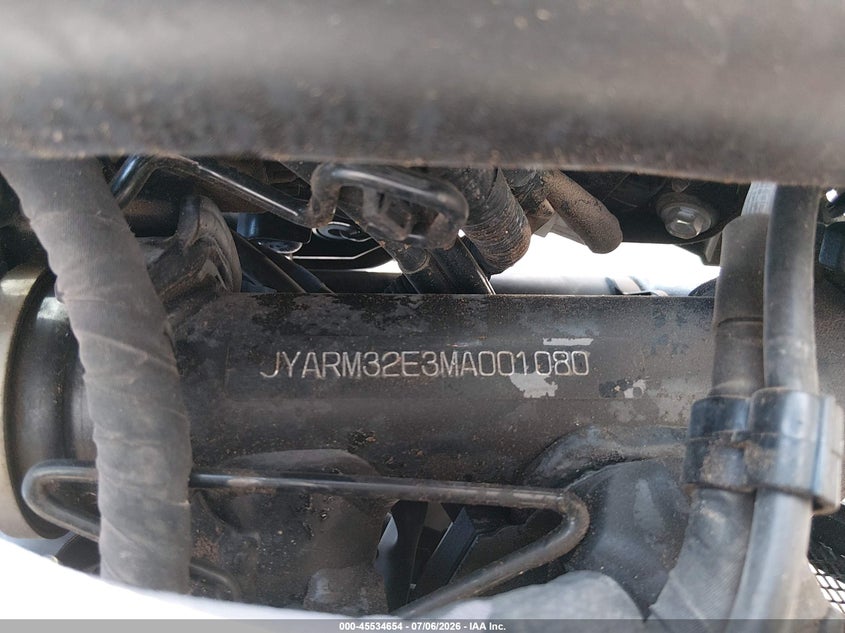2021 Yamaha Mt07 VIN: JYARM32E3MA001080 Lot: 45534654