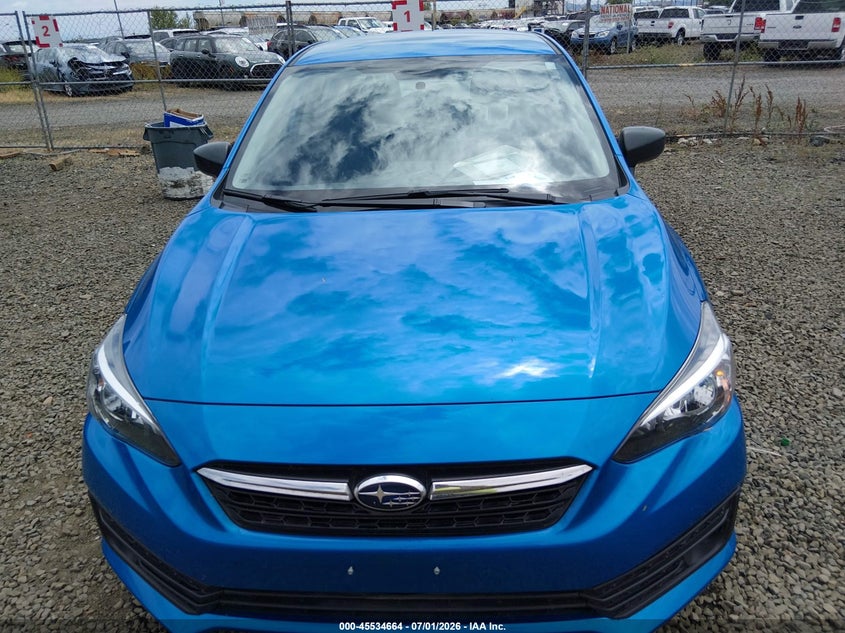 2023 Subaru Impreza Base VIN: 4S3GKAB63P3605509 Lot: 45534664