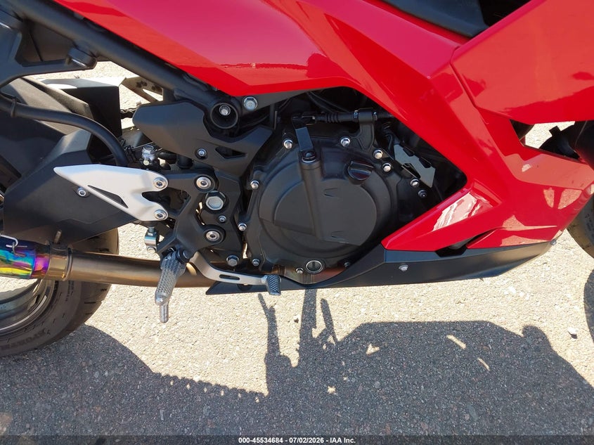 2021 Kawasaki Ex400 VIN: JKAEXKG1XMDAA2678 Lot: 45534684
