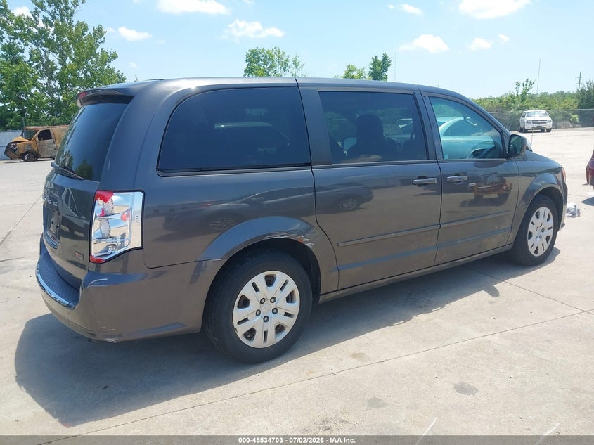 Vin: 2c4rdgbg3fr683065, lot: 46032947, dodge grand caravan se 20154