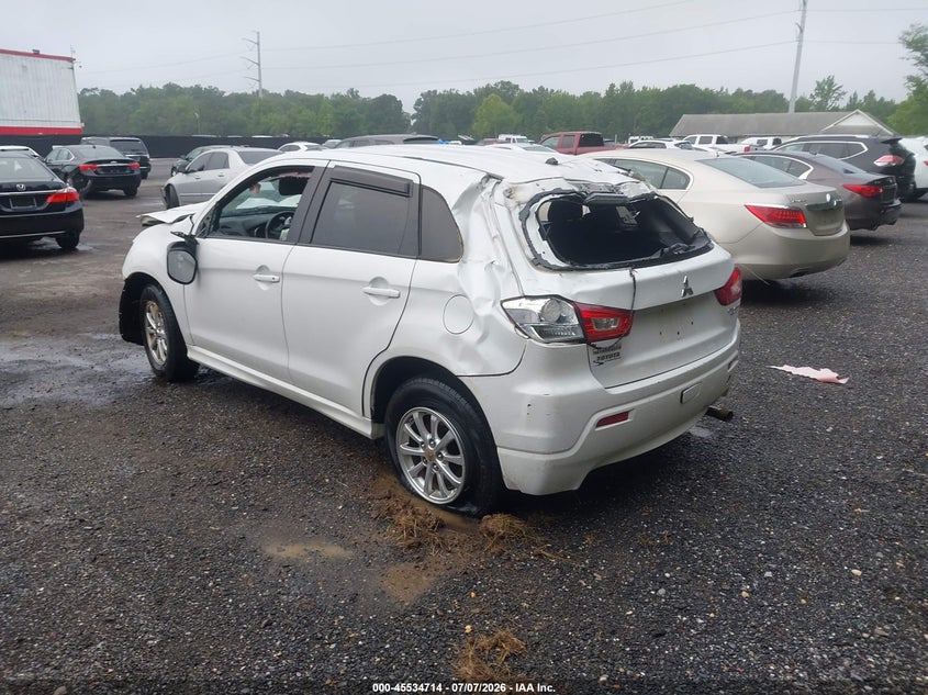 MITSUBISHI OUTLANDER SPORT 2012 VIN JA4AP3AU7CZ009288