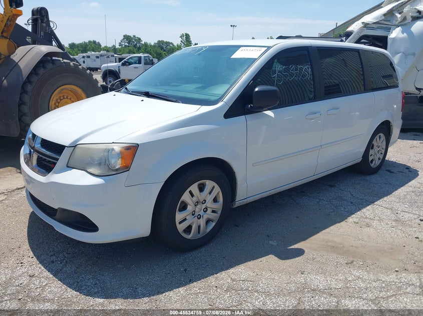 Vin: 2c4rdgbg2gr122583, lot: 46033003, dodge grand caravan se 20162