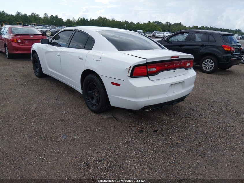 Vin: 2b3cl1cg5bh550698, lot: 46033017, dodge charger police 20113
