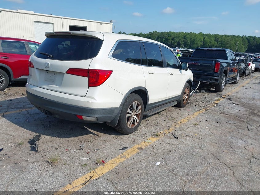 Vin: 5fnyf5h58jb014598, lot: 46033035, honda pilot ex-l 20184