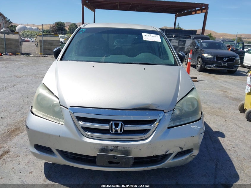 2006 Honda Odyssey Lx VIN: 5FNRL38236B006763 Lot: 45534804