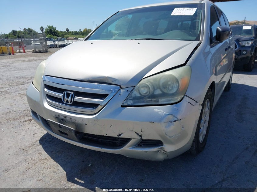 2006 Honda Odyssey Lx VIN: 5FNRL38236B006763 Lot: 45534804