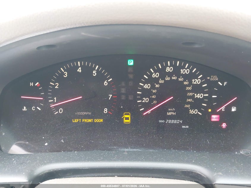 2001 Lexus Ls 430 VIN: JTHBN30F010027117 Lot: 45534807