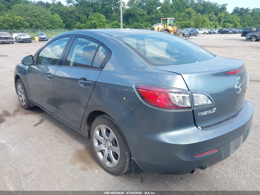 Vin: jm1bl1tf9d1734514, lot: 46033090, mazda mazda3 i sv 20133