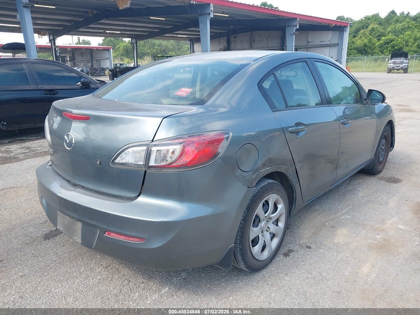 Vin: jm1bl1tf9d1734514, lot: 46033090, mazda mazda3 i sv 20134