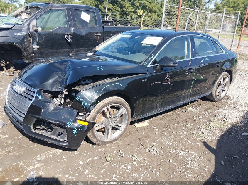 Vin: waulmaf40ja199741, lot: 46033130, audi a4 2.0t tech ultra premium/2.0t ultra premium 20182