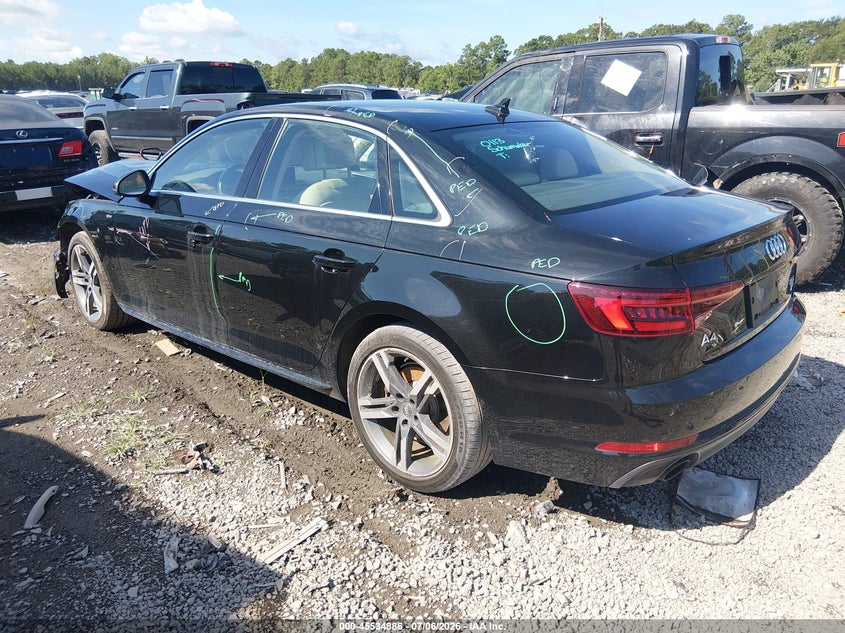 Vin: waulmaf40ja199741, lot: 46033130, audi a4 2.0t tech ultra premium/2.0t ultra premium 20183