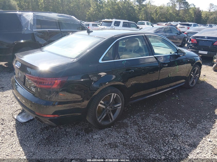 Vin: waulmaf40ja199741, lot: 46033130, audi a4 2.0t tech ultra premium/2.0t ultra premium 20184