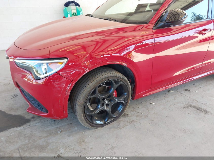 2022 Alfa Romeo Stelvio Veloce Ti Awd VIN: ZASPAKBN7N7D24973 Lot: 45534905