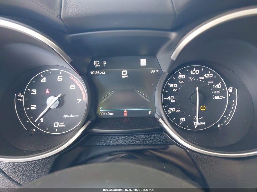 2022 Alfa Romeo Stelvio Veloce Ti Awd VIN: ZASPAKBN7N7D24973 Lot: 45534905