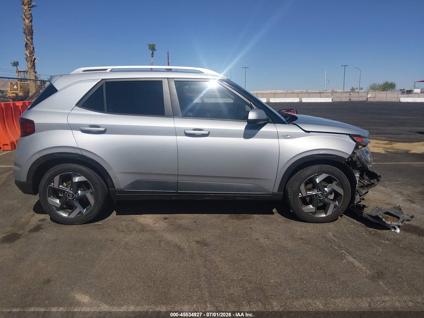 2021 Hyundai Venue Sel VIN: KMHRC8A3XMU072744 Lot: 45534927
