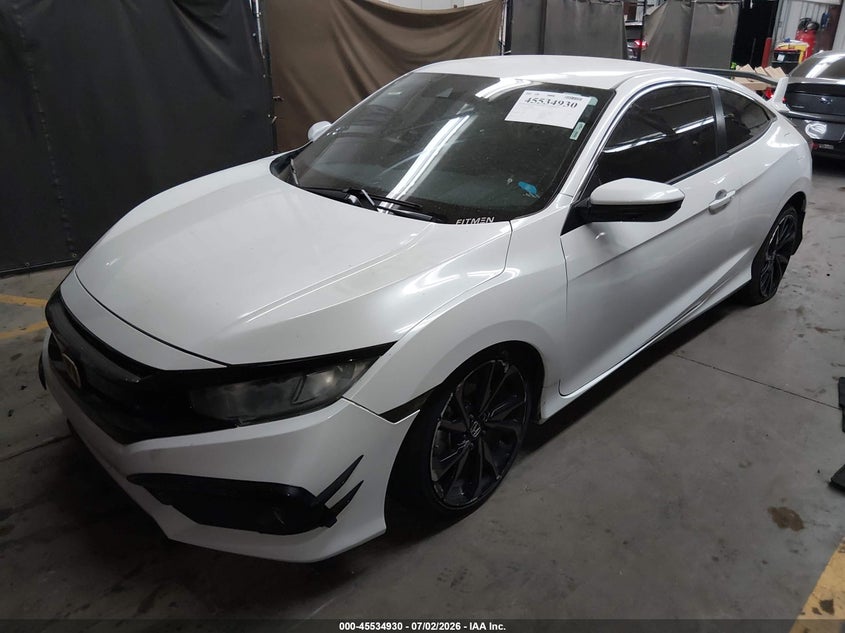 2019 HONDA CIVIC COUPE 2.0L I-4 DOHC, VVT, 158HP