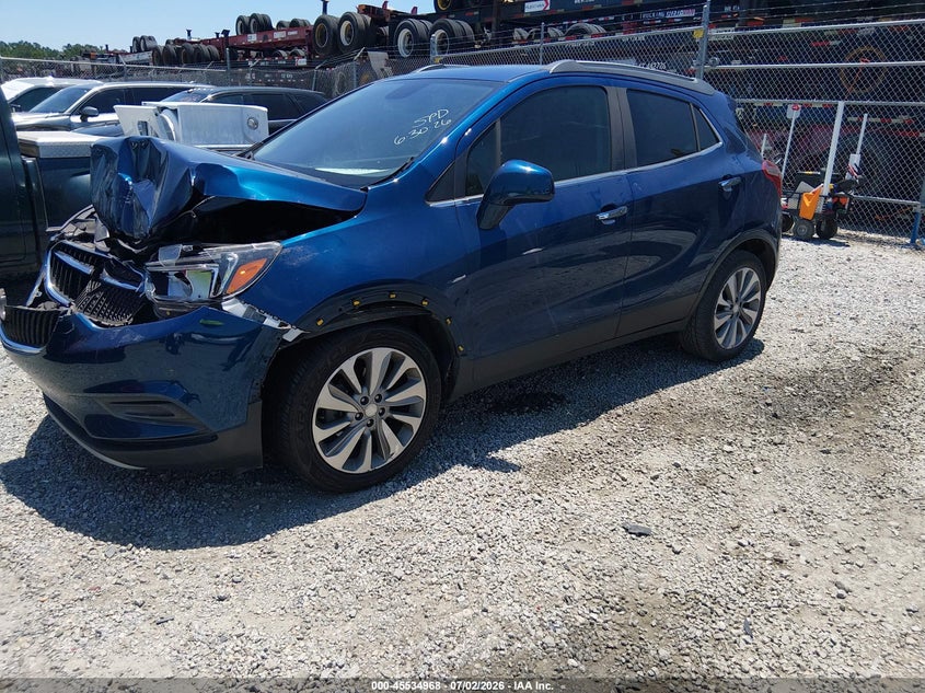 Vin: kl4cjasb1lb032229, lot: 46033213, buick encore fwd preferred 20202