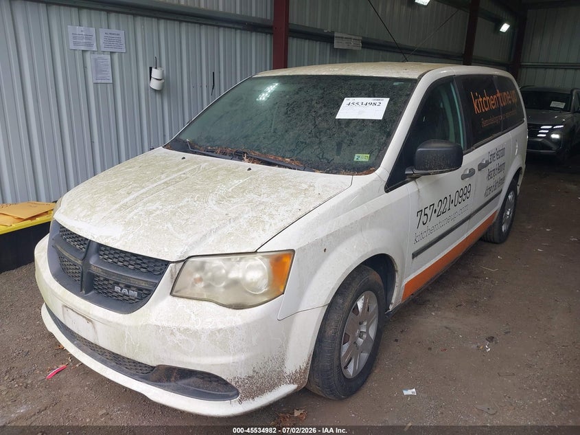 Vin: 2c4rdgag1cr378175, lot: 46033226, ram cargo c/v 20122