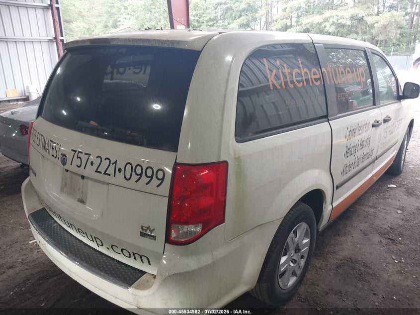 Vin: 2c4rdgag1cr378175, lot: 46033226, ram cargo c/v 20124