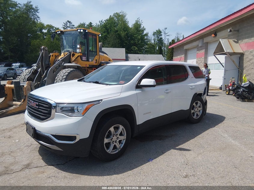 Vin: 1gkknrla7jz114758, lot: 46033282, gmc acadia sle-1 20182