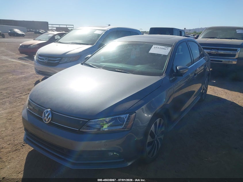 2016 VOLKSWAGEN JETTA HYBRID auction photo 2