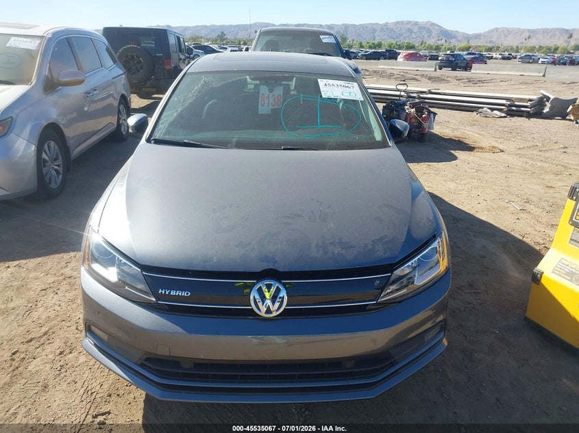 2016 VOLKSWAGEN JETTA HYBRID auction photo 6
