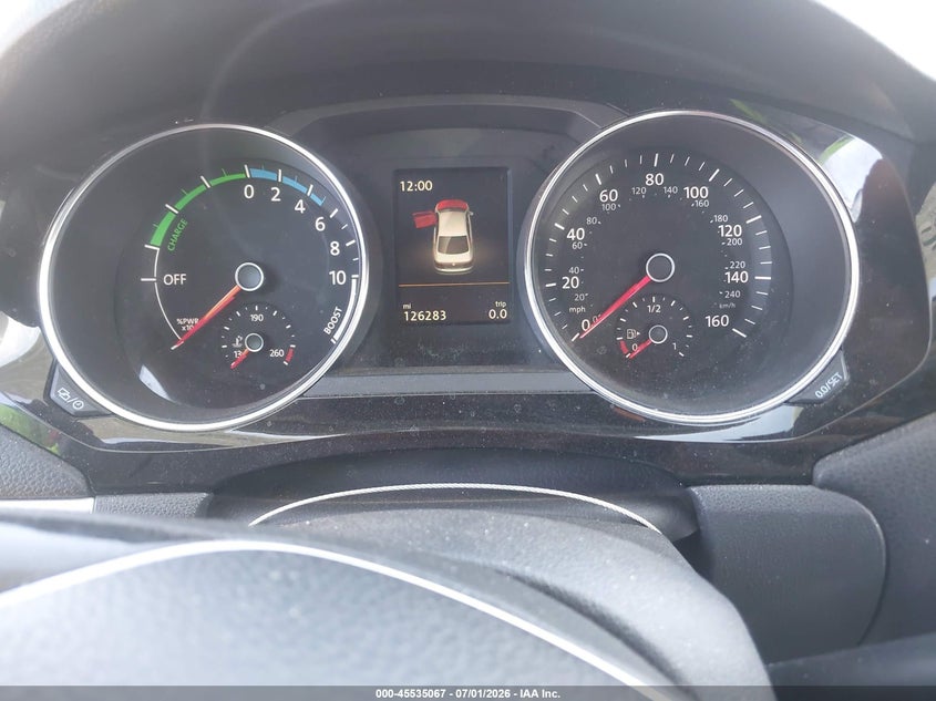 2016 VOLKSWAGEN JETTA HYBRID auction photo 7
