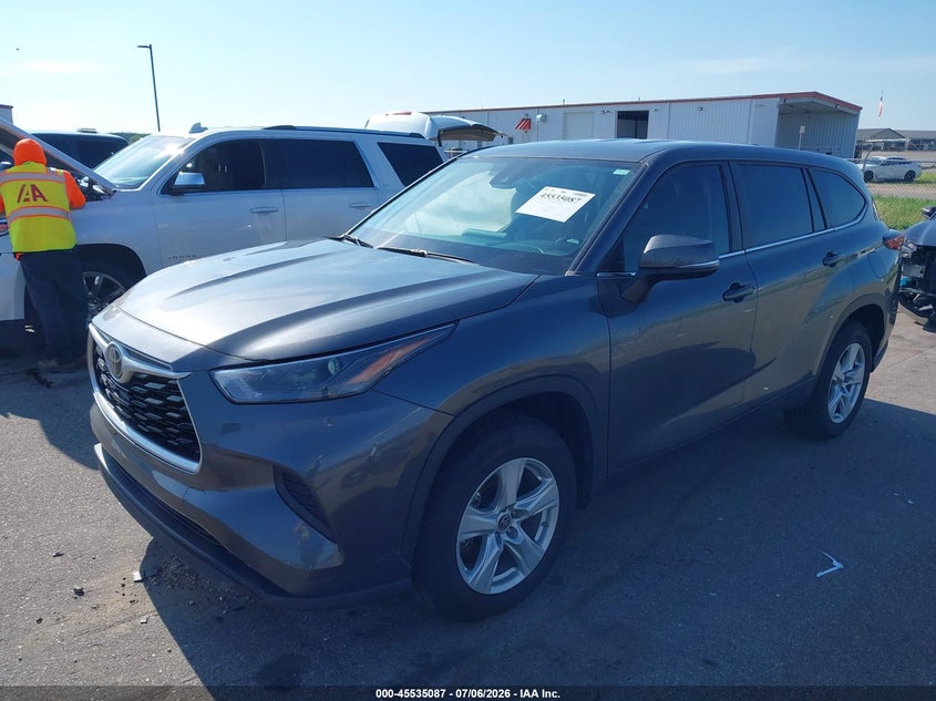 Vin: 5tdkdrahxps521062, lot: 46033331, toyota highlander l 20232