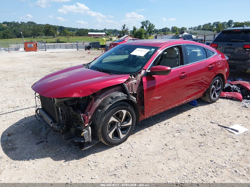 Vin: 19xze4f52ne006996, lot: 46033361, honda insight ex 20222