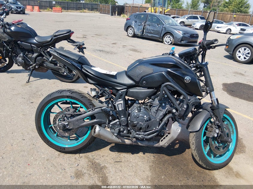 2022 Yamaha Mt07 VIN: JYARM32E3NA003283 Lot: 45535122