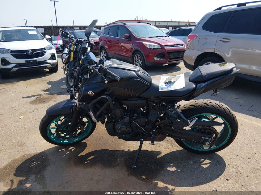 2022 Yamaha Mt07 VIN: JYARM32E3NA003283 Lot: 45535122