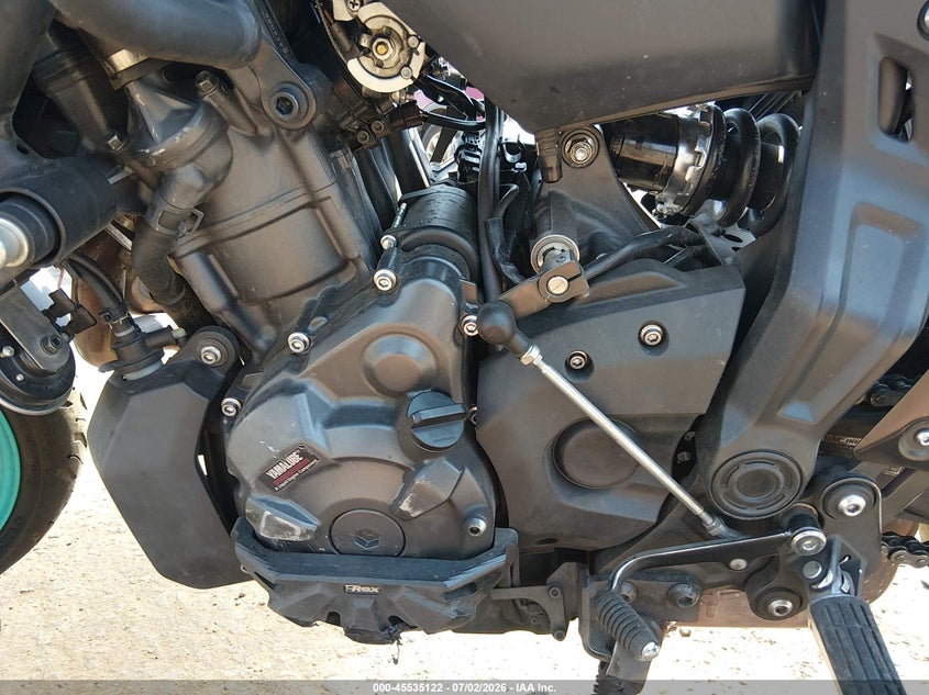 2022 Yamaha Mt07 VIN: JYARM32E3NA003283 Lot: 45535122