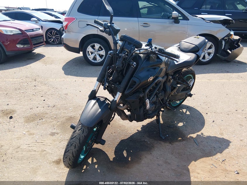 2022 YAMAHA MT07 auction photo 2