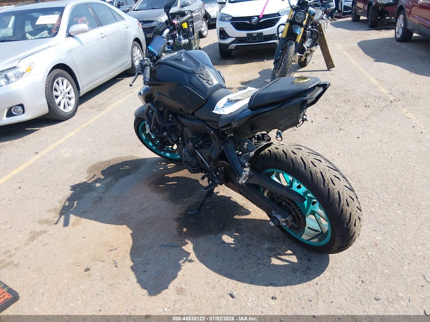 2022 YAMAHA MT07 auction photo 3