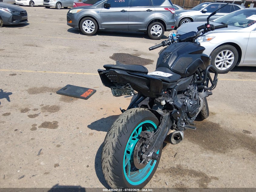 2022 YAMAHA MT07 auction photo 4