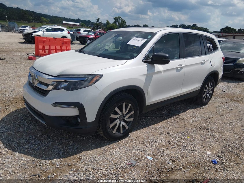2019 Honda Pilot, Удар сзади, IAAI, VIN 5FNYF6H50KB058036 — фото 2