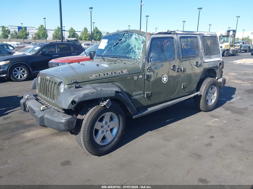 2016 Jeep Wrangler Unlimited Sport 1C4BJWDG4GL101471 photo 1