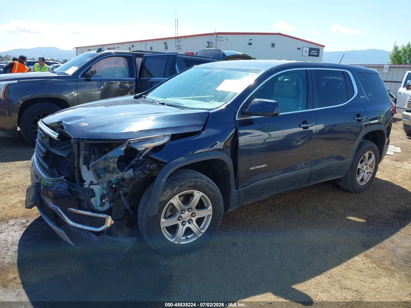 Vin: 1gkknrla4jz191216, lot: 46033468, gmc acadia sle-1 20182