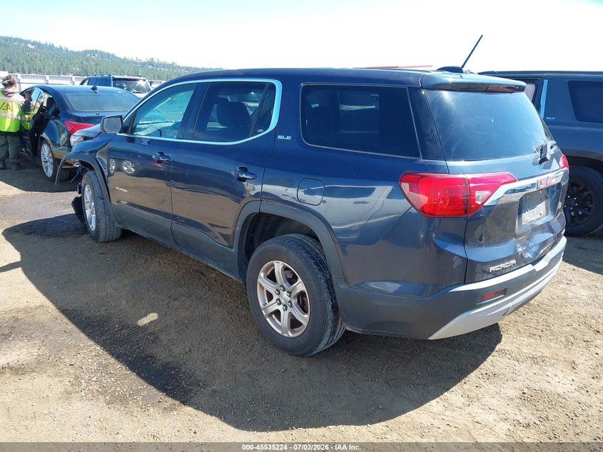 Vin: 1gkknrla4jz191216, lot: 46033468, gmc acadia sle-1 20183
