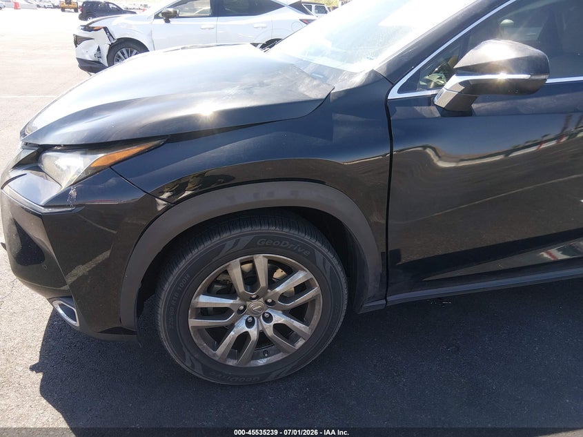 LEXUS NX 200T 2015 VIN JTJYARBZ6F2004015