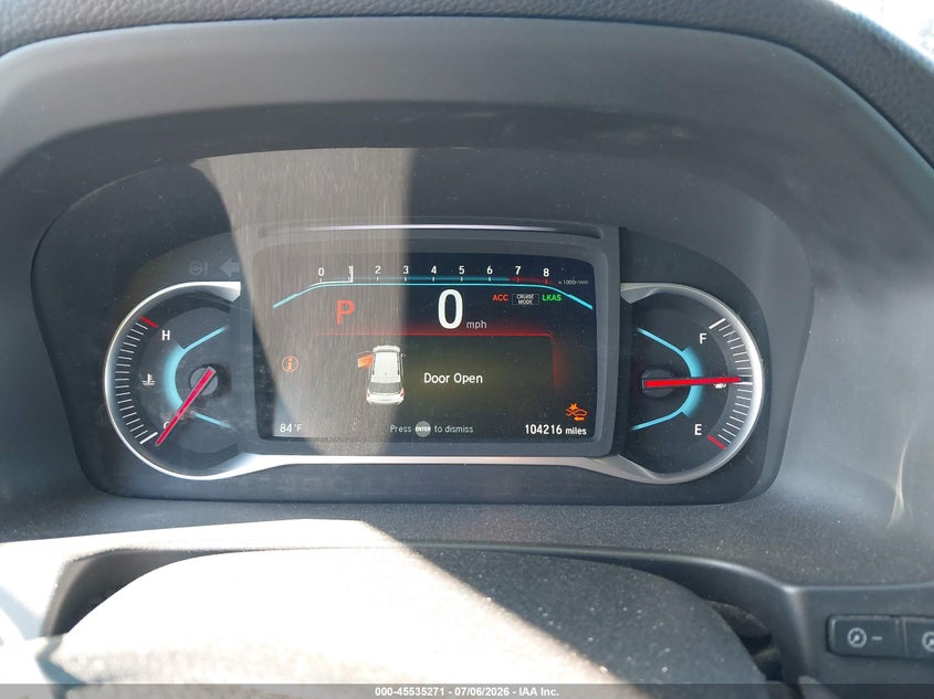 2020 HONDA PILOT auction photo 7