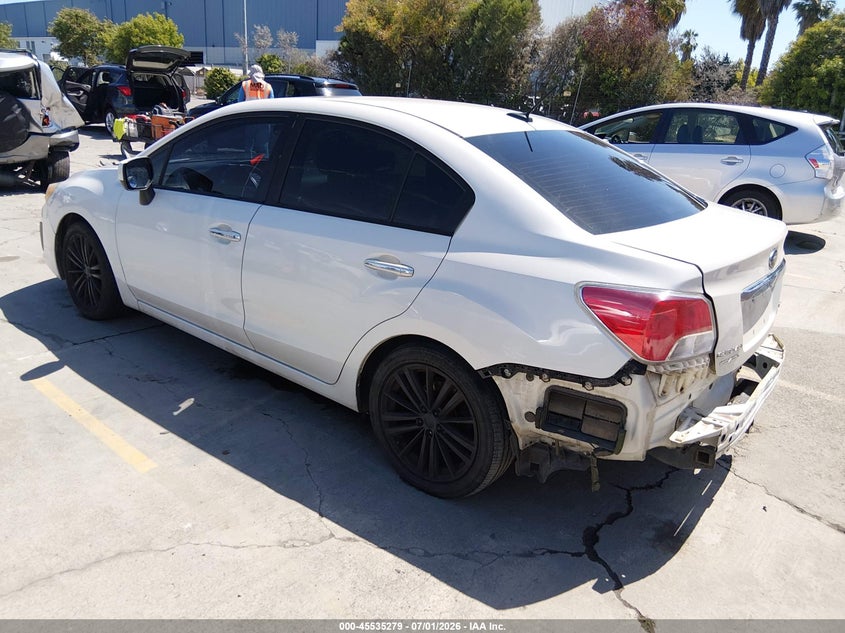 Vin: jf1gjak65ch023742, lot: 46033523, subaru impreza 2.0i limited 20123