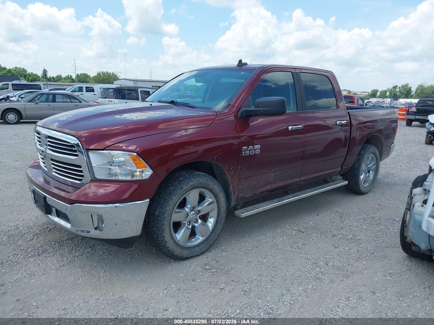 Vin: 3c6rr7lt3jg152208, lot: 46033534, ram 1500 big horn  4x4 5'7 box 20182