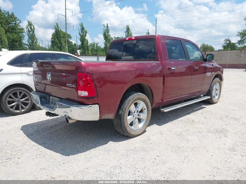 Vin: 3c6rr7lt3jg152208, lot: 46033534, ram 1500 big horn  4x4 5'7 box 20184