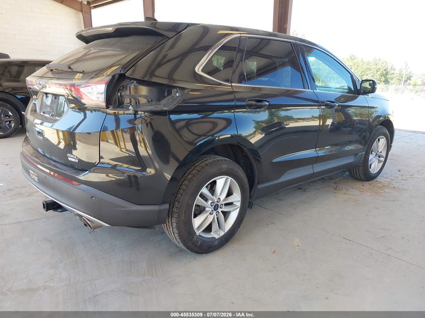 Vin: 2fmtk4j93fbb27839, lot: 46033553, ford edge sel 20154