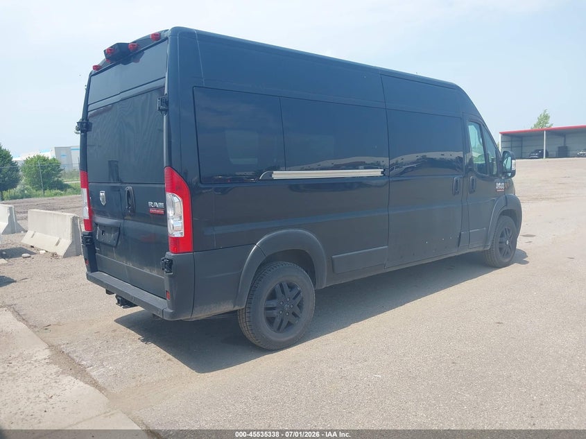 Vin: 3c6lrvpgxme511173, lot: 46033584, ram promaster 2500 window van high roof 159 wb 20214