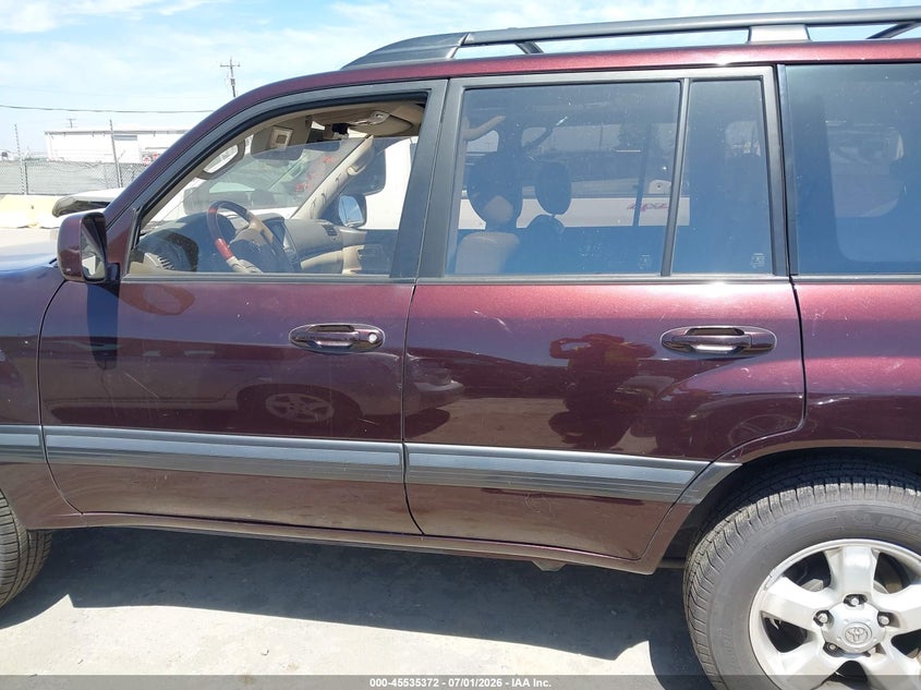 2003 Toyota Land Cruiser VIN: JTEHT05JX32040005 Lot: 45535372